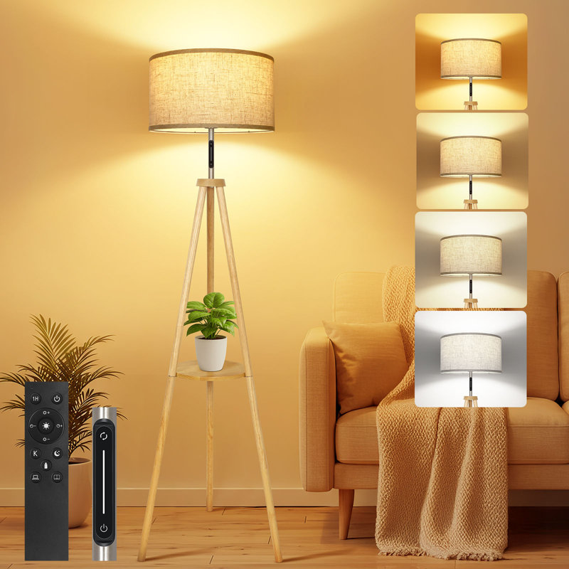 George Oliver Tripod Floor Lamp & Reviews | Wayfair